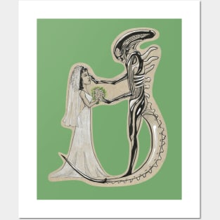 Alien Love Posters and Art